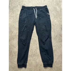 Vintage Ecko Men's Size XL Blue Cargo Pants Drawstring Straight Leg